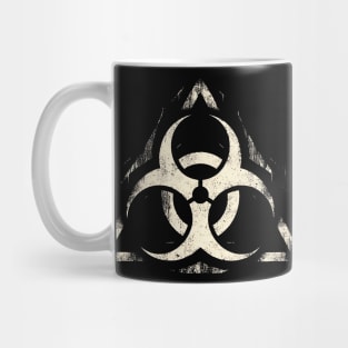 Grunge Biohazard Warning: Keep Out! Mug